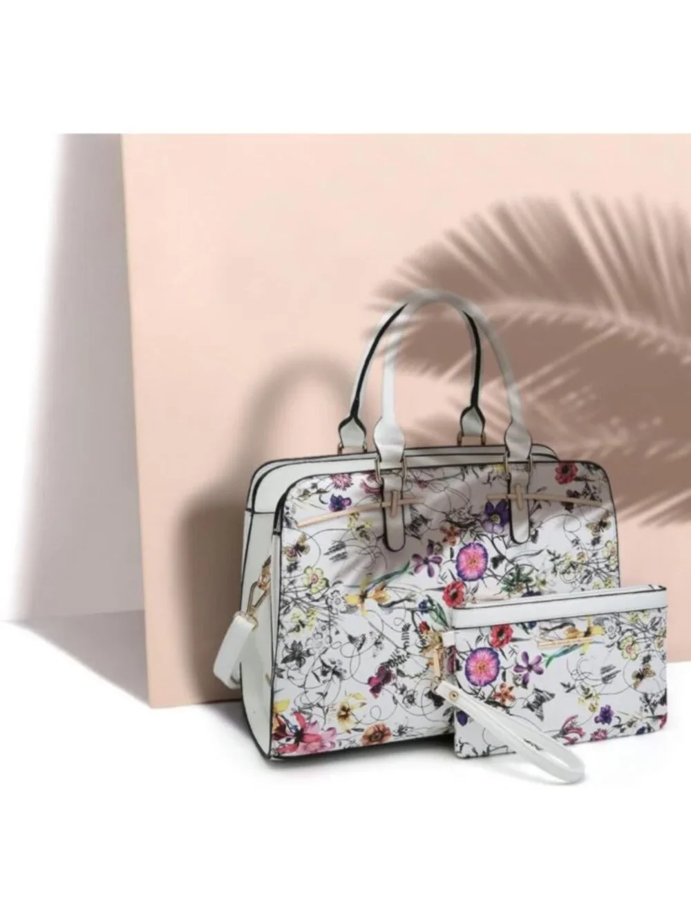 Stylish 2-Piece Tote & Hobo Bag Set with 3 Compartments - Versatile Handbag